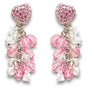 SWAROVSKI | PENDIENTES PERFORADOS ROJOS *TOTALMENTE NUEVOS* 957039 PRECIOSA OREJA RETIRADA RARA - Imagen 1 de 4