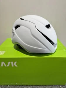 Kask Wasabi Cycling Helmet White Matte, road mountain gravel -Sz S Small 50-56cm - Picture 1 of 6