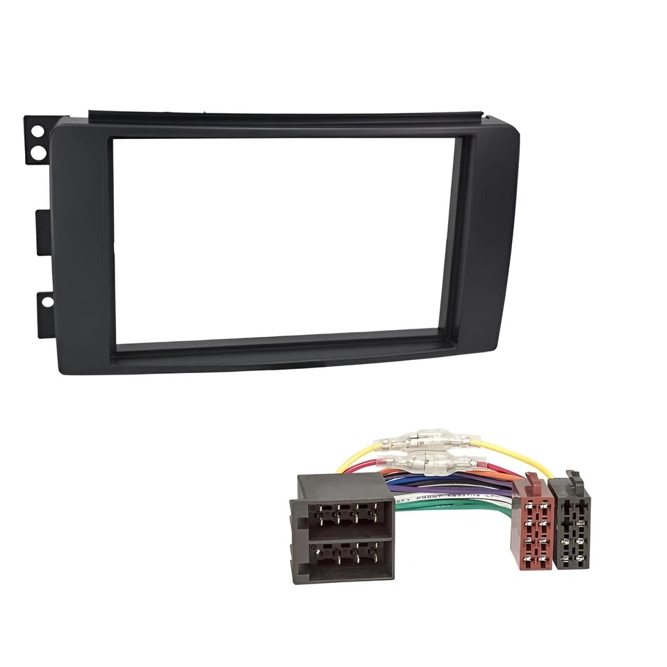 SMART ForTwo 451 ForFour 454 Doppel DIN Radioblende ISO Radioadapter SET - Bild 1 von 1