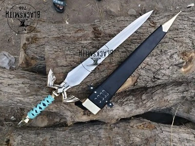 Espada Vikinga 28" Personalizada Hecha a Mano Zelda Espada MANGO COMPLETO Película Réplica Espada Foto 1 de 4