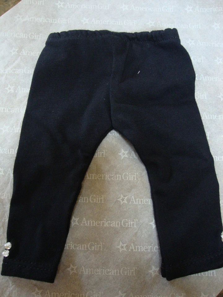Ropa Muñeca American Girl LEGGINGS NEGROS Pantalones de Let It Snow Invierno Foto 1 de 1