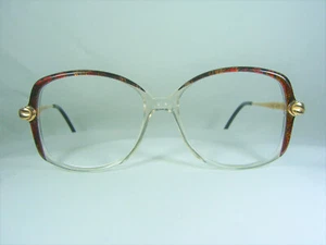 Jacques Fath, luxury eyeglasses, Gold plated, oval, square, women's, frames, NOS - Picture 1 of 12