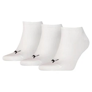 Puma Sneaker Invisible Socks (3 Pairs) White 2.5-5 - Picture 1 of 1