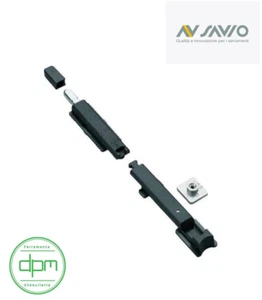 KIT PALETTO DA AGGANCIARE CHIUDO SAVIO 1541.6 CORSA 20 mm NYLON NERO E ACCIAIO - Foto 1 di 2