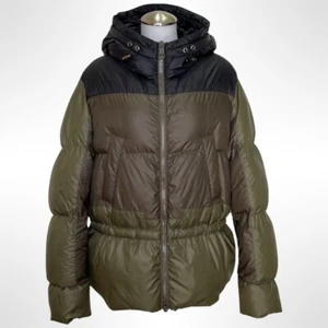 NEIL BARRETT Women's Unisex Puffer Jacket Oversized Sz M Army Green $2450 - Picture 1 of 11
