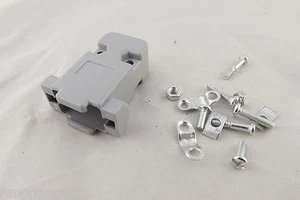 1pcs Plastic Hood Cover Backshell & Screws for D-SUB DB15 VGA 15 Pin DB9 9 Pin - Picture 1 of 5