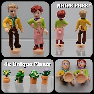 Polly Pocket Dream Builders Deluxe Mansion Replacement Figures Bluebird 1999 LOT - Picture 1 of 12