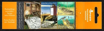 FINLAND, SCOTT # 1159, COMPLETE MNH BOOKLET YEAR 2001 HISTORY GULF OF FINLAND - Image 1 of 3