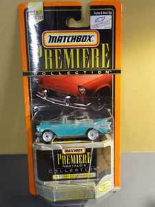 Matchbox Premiere 1999 - Colección Nostalgia - Azul - Chevy Convertible 1957 - Imagen 1 de 2