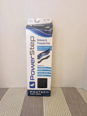 *New* Powerstep Protech Full Length High Arch Support Insoles M 6/6.5  W 8/8.5 - Image 1 of 4