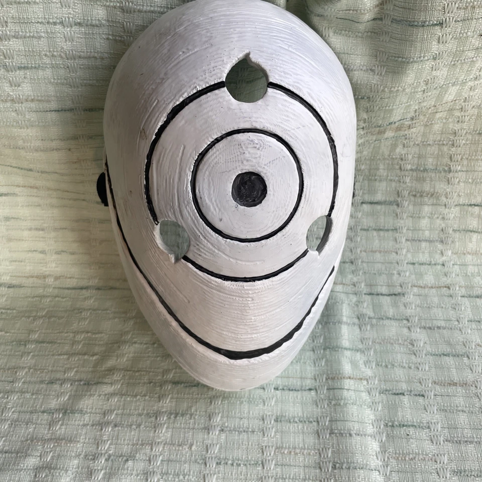 Máscara Naruto Ninja para tu Obito - Disfraz Juegos con disfraces - Hecha a mano pintada con textura Foto 1 de 4