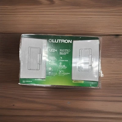 Lutron Maestro LED+ Digital Dimmer Kit MACL-153MLRHW-WH White #4811