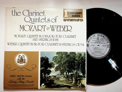 Mozart & Weber Clarinet Quintets LP Record 1 Component Series Stereo Audio - Image 1 of 2