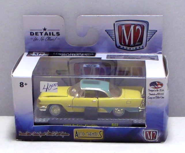 M2 Machines Gold Chase 1957 DeSoto Fireflite 1:64 Diecast 1/750 - Image 1 of 3