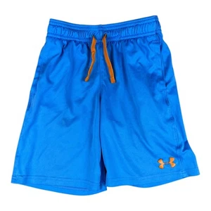 Boy's UNDER ARMOUR Blue Loose HeatGear Athletic Shorts Sz YXS - Picture 1 of 11