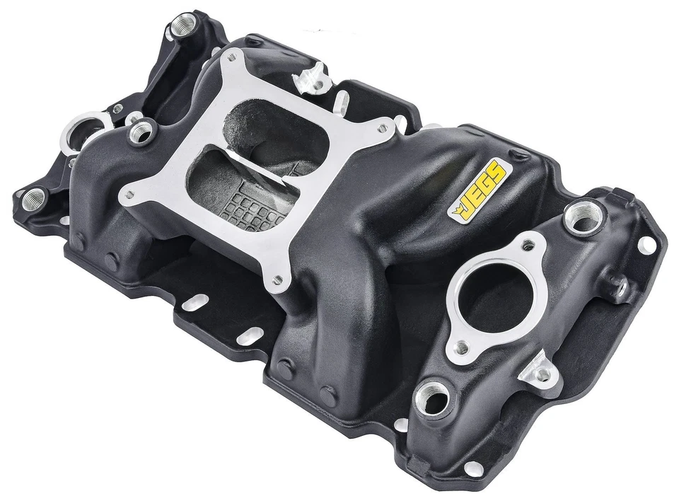 JEGS 513082 Cool Gap Intake Manifold 1955-1995 Small Block Chevy Dual Plane 4-BB — 第 1/4 张图片