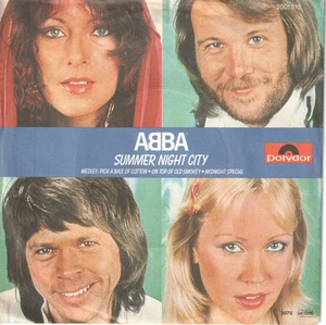 Abba Summer Night City 7" vinyl Germany Polydor 1978 7" in pic sleeve 2001810 - Picture 1 of 4