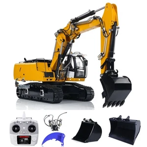 1:14 Hydraulic RC Excavator 946-3 Assembled Metal Digger Tiltable Bucket Ripper - Picture 1 of 19