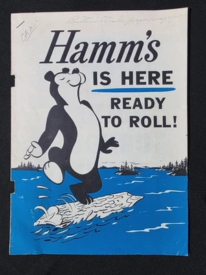 Брошюра по продажам пива Hamm's начало 60-х - Балтимор - Изображение 1 из 4
