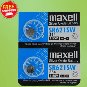 Maxell 364 SR621SW Watch Battery (Exp 2031 ) 2Pc - Picture 1 of 1