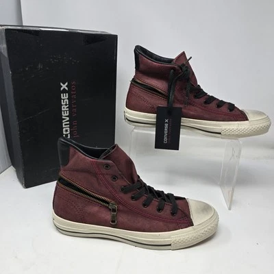 Top alto Converse All Star x de John Varvatos para mujer 8,5 - para hombre 6,5 rojo chile Foto 1 de 4