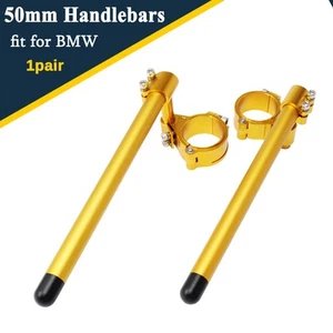 Sportbike Riser Handlebars For BMW R1200GS K1200GT S1000R F800GS F900GS R NINE T - Picture 1 of 11