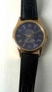 MENS MASONIC WRIST WATCH BLUE DIAL - Picture 1 of 1