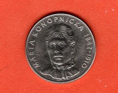 POLAND     20 Zlotys Maria Konopnicka      1978 - Image 1 of 2