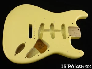 Fender USA Custom Shop 1965 Journeyman C/R Strat BODY Aged Vintage White - Picture 1 of 4