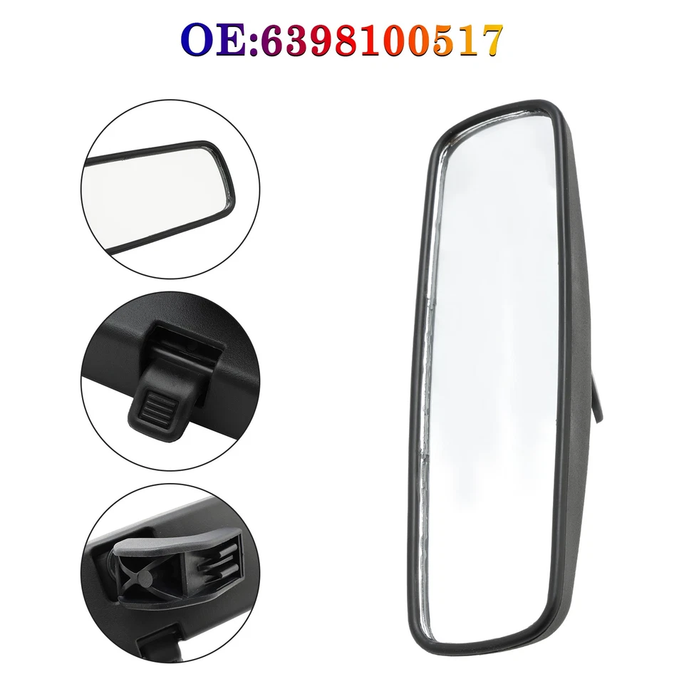 Interior Rear View Mirror 6398100517 for Mercedes-Benz Sprinter 2500 3500 07-21 - Imagem 1 de 4