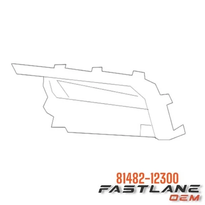 Toyota Corolla 2019-2022 luz antiniebla delantera izquierda moldura nuevo OEM 81482-12300 Foto 1 de 4