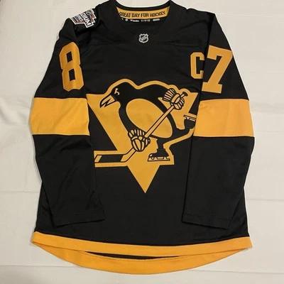 Fanatics Sidney Crosby Pittsburgh Penguins 2019 Stadium Series Jersey Black S - Image 1 of 4