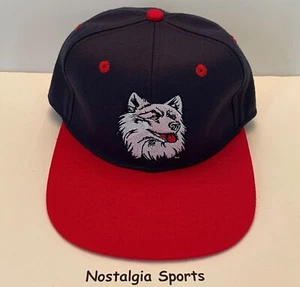 Vintage UCONN HUSKIES APPAREL #1 HAT Cap NCAA NEW Old Stock USA Made FITTED Sz 7 - Picture 1 of 4