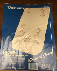 Bufanda estampada Vogart para bordar o pintar - Country Girl 8712B - Imagen 1 de 6