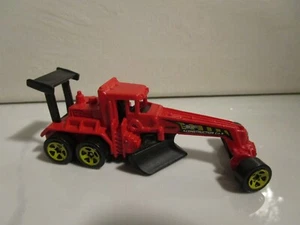 Hot Wheels Red Street Cleaver Construcción Niveladora Tractor Diecast Suelto- - Imagen 1 de 4