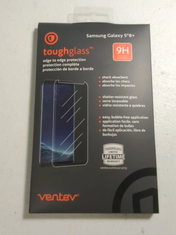 Lote de 3 cristales resistentes Ventev para Samsung S8+ Foto 1 de 1