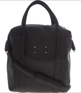 MAISON MARTIN MARGIELA Rubber Feel Tote Bag - Black - Picture 1 of 2