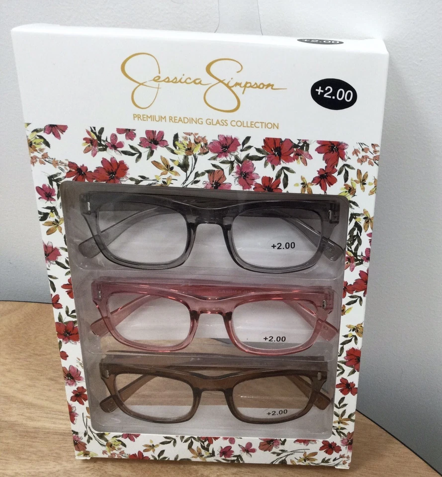 Jessica Simpson 3 Pack Readers +2.00 NWOT - Image 1 of 1