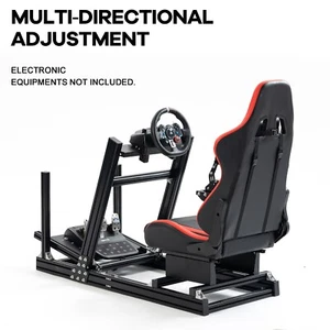 Zootopo F1 Aluminum Alloy Racing Simulator Stand With Red Seat Fit for G923 G920 - Afbeelding 1 van 8