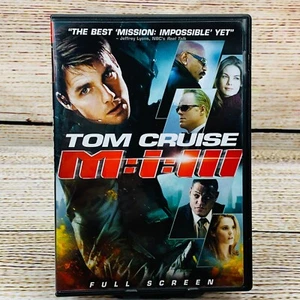 Tom Cruise Mission Impossible III M:I:III [2006 DVD] Movie Full Screen - Picture 1 of 5