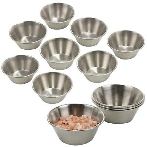 Set Of 12 Small Bowls Made Of Stainless Steel Stackable Metal Serving Bowl Snack