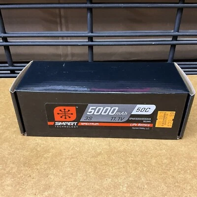 Spektrum (SPMX50003S50H3) 5000MAh/3S-11.1V/50C Lipo Battery (NIB) - Image 1 of 2