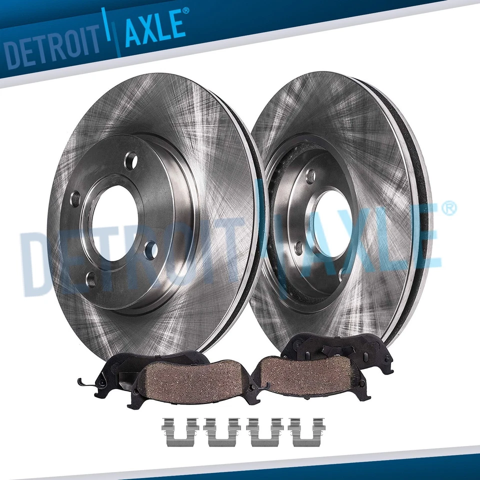 Front Brake Rotors Ceramic Pads for 1991 - 2002 SC SC1 SC2 SL SL1 SL2 SW1 SW2 - Image 1 of 4