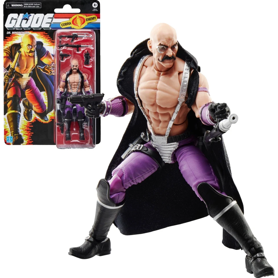 IN HAND Hasbro G.I. Joe Classified Series Retro Dr. Mindbender Action Figure