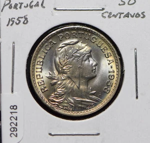 Portugal 1958 50 Centavos 292218 combine shipping - Picture 1 of 2