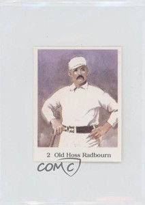 1990 The Official Hall of Fame Sticker Book Records Stickers Old Hoss Radbourn