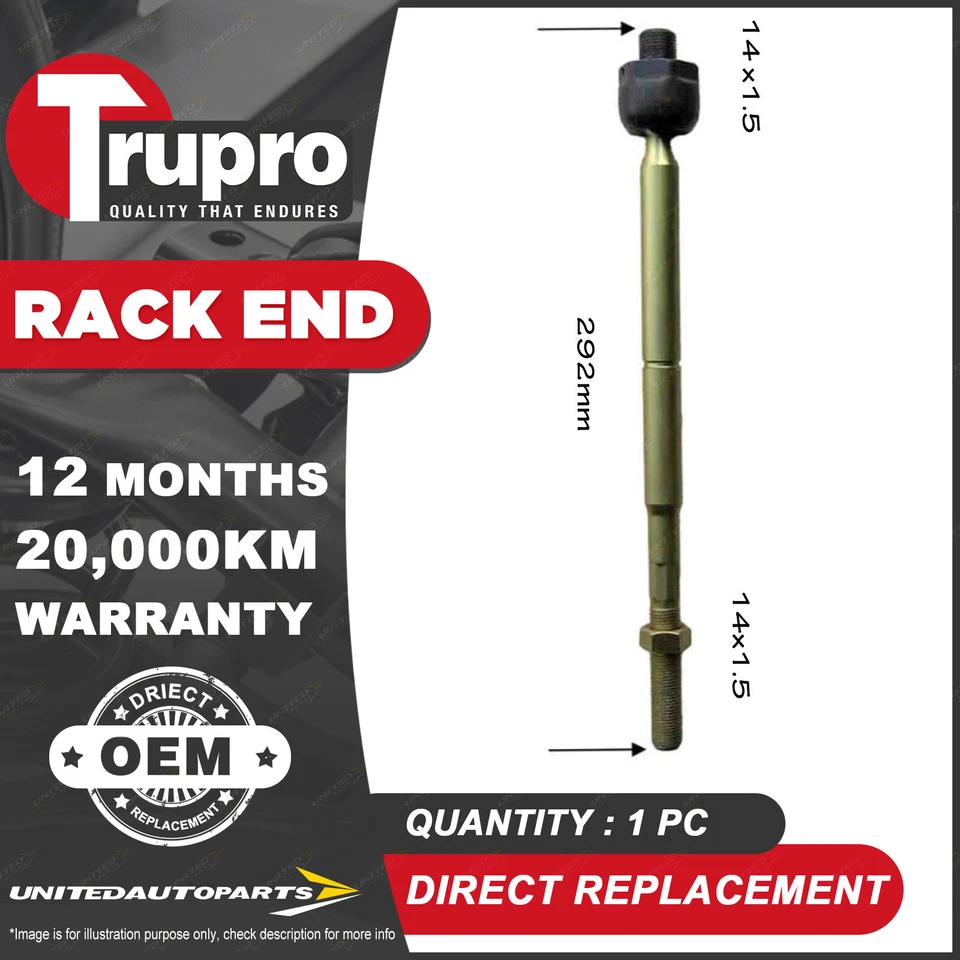 Premium Quality 1 Pc Trupro Rack End for Toyota Tarago YR31 1988-1989 - image 1 of 3