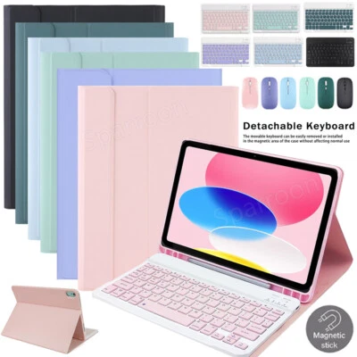 SPARROON For iPad 11th Generation 11" inch A16 2025 Bluetooth Keyboard Leather Case Cover