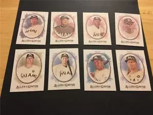 2017 Topps Allen & Ginter Miami Marlins Team Set 8 Cards with SP - Picture 1 of 1