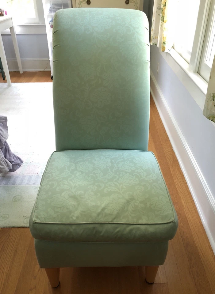 Silla con respaldo enrollable Laura Ashley verde jade Anwell Foto 1 de 2